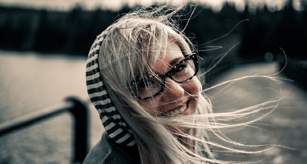 Girl with eyeglasses